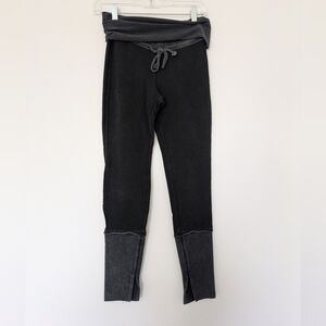 Free People Movement Black and Gray Lounge Leggings Sz S